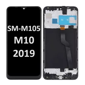   Gyári OEM LCD kijelző - Fekete - Samsung Galaxy M10 2019 - SM-M105