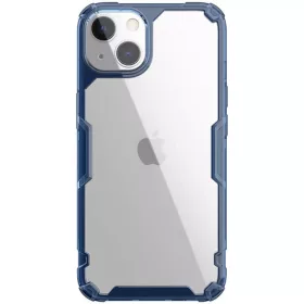   Nillkin Nature Pro szilikon ütésálló átlátszó-kék tok - iPhone 14 Pro