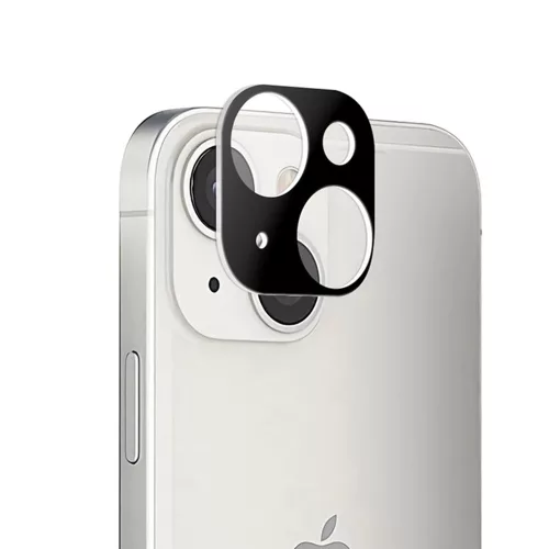 Techsuit - Full Camera - Kameravédő üvegfólia - iPhone 13 / iPhone 13 Mini - Fekete