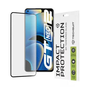   Techsuit - 111D Full Cover / Full Glue üvegfólia - Realme GT Neo2 / GT2 / GT Neo 3T / GT Neo 3T Dragon Ball Z Edition - Fekete széllel