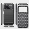 Techsuit - Carbon szilikon tok - Xiaomi Poco X4 Pro 5G - Fekete