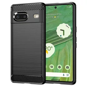 Techsuit - Carbon szilikon tok - Google Pixel 7 - Fekete