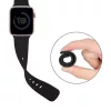 Techsuit - Watchband (W031) - Apple Watch 1/2/3/4/5/6/7/8/9/10/11/SE/SE 2/SE 3 (38/40/41/42mm) - Dark Purple