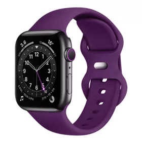   Techsuit - Watchband (W031) - Apple Watch 1/2/3/4/5/6/7/8/9/10/11/SE/SE 2/SE 3/Ultra/2/3 (42/44/45/46/49mm) - Dark Purple