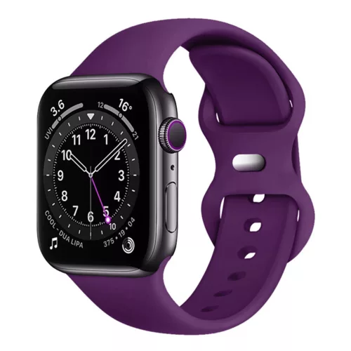 Techsuit - Watchband (W031) - Apple Watch 1/2/3/4/5/6/7/8/9/10/11/SE/SE 2/SE 3/Ultra/2/3 (42/44/45/46/49mm) - Dark Purple