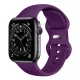 Techsuit - Watchband (W031) - Apple Watch 1/2/3/4/5/6/7/8/9/10/11/SE/SE 2/SE 3/Ultra/2/3 (42/44/45/46/49mm) - Dark Purple