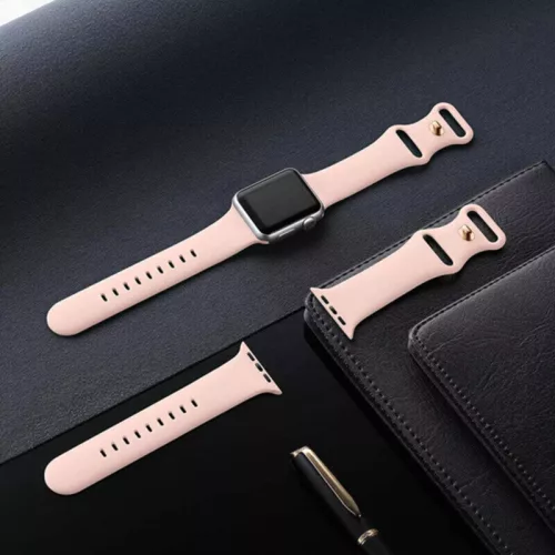 Techsuit - Watchband (W031) - Apple Watch 1/2/3/4/5/6/7/8/9/10/11/SE/SE 2/SE 3/Ultra/2/3 (42/44/45/46/49mm) - Dark Purple