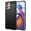 Techsuit - Carbon szilikon tok - Motorola Edge 30 Fusion - Fekete