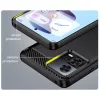 Techsuit - Carbon szilikon tok - Motorola Edge 30 Fusion - Fekete