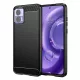 Techsuit - Carbon szilikon tok - Motorola Edge 30 Neo - Fekete