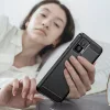 Techsuit - Carbon szilikon tok - Motorola Edge 30 Neo - Fekete