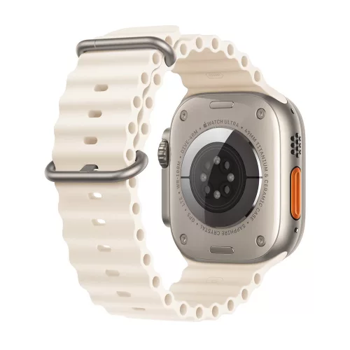 Techsuit - Watchband (W038) - Apple Watch 1/2/3/4/5/6/7/8/9/10/11/SE/SE 2/SE 3 (38/40/41/42mm) - White