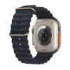 Techsuit - Watchband (W038) - Apple Watch 1/2/3/4/5/6/7/8/9/10/11/SE/SE 2/SE 3 (38/40/41/42mm) - Black