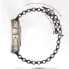 Techsuit - Watchband (W038) - Apple Watch 1/2/3/4/5/6/7/8/9/10/11/SE/SE 2/SE 3 (38/40/41/42mm) - Wine Red