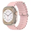 Techsuit - Watchband (W038) - Apple Watch 1/2/3/4/5/6/7/8/9/10/11/SE/SE 2/SE 3/Ultra/2/3 (42/44/45/46/49mm) - Pink