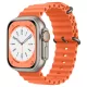 Techsuit - Watchband (W038) - Apple Watch 1/2/3/4/5/6/7/8/9/10/11/SE/SE 2/SE 3 (38/40/41/42mm) - Orange