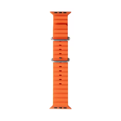 Techsuit - Watchband (W038) - Apple Watch 1/2/3/4/5/6/7/8/9/10/11/SE/SE 2/SE 3 (38/40/41/42mm) - Orange