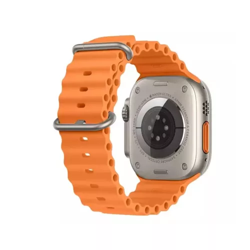 Techsuit - Watchband (W038) - Apple Watch 1/2/3/4/5/6/7/8/9/10/11/SE/SE 2/SE 3 (38/40/41/42mm) - Orange