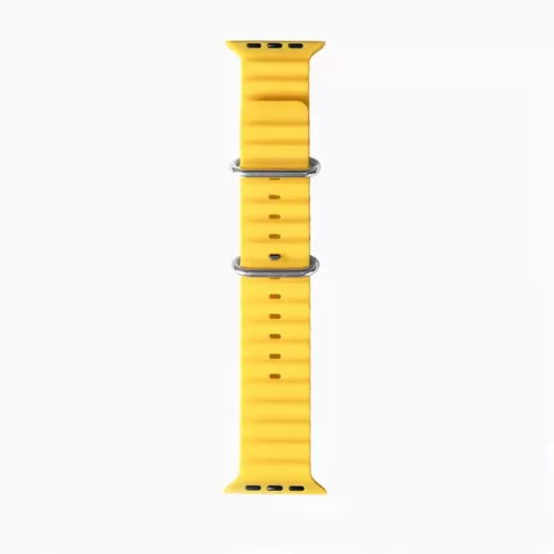 Techsuit - Watchband (W038) - Apple Watch 1/2/3/4/5/6/7/8/9/10/11/SE/SE 2/SE 3/Ultra/2/3 (42/44/45/46/49mm) - Yellow