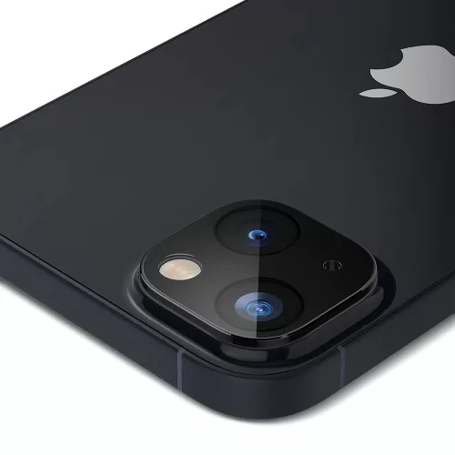 Techsuit - Full Camera - Kameravédő üvegfólia - iPhone 14 / iPhone 14 Plus - Fekete