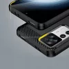 Techsuit - Carbon szilikon tok - Xiaomi 12T / 12T Pro - Fekete
