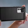 Techsuit - Carbon szilikon tok - Xiaomi 12T / 12T Pro - Fekete