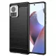 Techsuit - Carbon szilikon tok - Motorola Edge 30 Ultra - Fekete