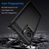 Techsuit - Carbon szilikon tok - Motorola Edge 30 Ultra - Fekete