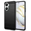 Techsuit - Carbon szilikon tok - Huawei nova 10 SE - Fekete
