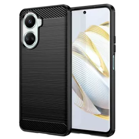 Techsuit - Carbon szilikon tok - Huawei nova 10 SE - Fekete
