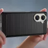 Techsuit - Carbon szilikon tok - Huawei nova 10 SE - Fekete