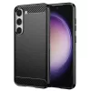 Techsuit - Carbon szilikon tok - Samsung Galaxy S23 - Fekete