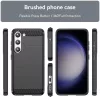 Techsuit - Carbon szilikon tok - Samsung Galaxy S23 - Fekete