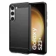 Techsuit - Carbon szilikon tok - Samsung Galaxy S23 Plus - Fekete