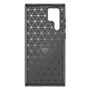 Techsuit - Carbon szilikon tok - Samsung Galaxy S23 Ultra - Fekete