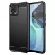 Techsuit - Carbon szilikon tok - Motorola Moto G72 - Fekete