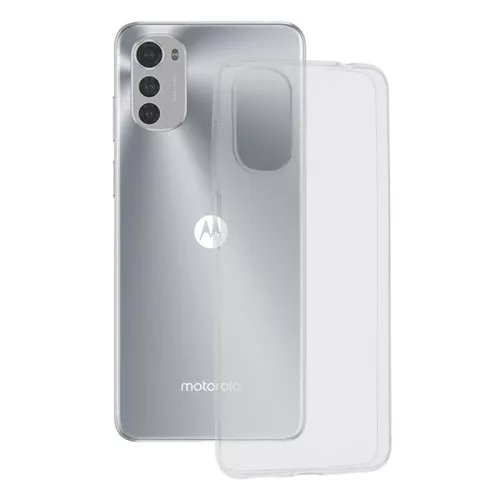Techsuit - Clear Silicone tok - Motorola Moto E32 / Moto E32s - Átlátszó