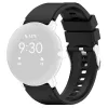 Techsuit - Watchband 20mm (W026) - Samsung Galaxy Watch 4/5/Active 2, Huawei Watch GT 3 (42mm)/GT 3 Pro (43mm) - Black