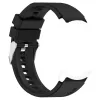 Techsuit - Watchband 20mm (W026) - Samsung Galaxy Watch 4/5/Active 2, Huawei Watch GT 3 (42mm)/GT 3 Pro (43mm) - Black