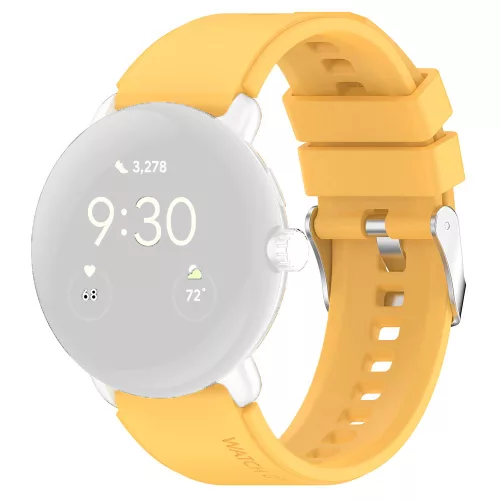 Techsuit - Watchband 22mm (W026) - Huawei Watch GT 2 (46mm)/GT 2 Pro/GT 3 Pro (46mm)/Ultimate, Xiaomi Watch S1 - Yellow