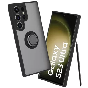 Techsuit - Glinth - Samsung Galaxy S23 Ultra - Fekete
