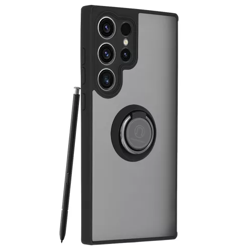 Techsuit - Glinth - Samsung Galaxy S23 Ultra - Fekete