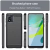 Techsuit - Carbon szilikon tok - Motorola Moto E13 - Fekete