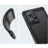 Techsuit - Carbon szilikon tok - Xiaomi Redmi Note 12 5G / Poco X5 - Fekete