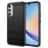 Techsuit - Carbon szilikon tok - Samsung Galaxy A34 5G - Fekete