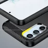 Techsuit - Carbon szilikon tok - Samsung Galaxy A34 5G - Fekete