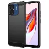 Techsuit - Carbon szilikon tok - Xiaomi Redmi 12C - Fekete