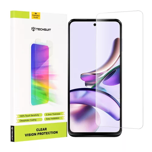 Techsuit - Clear Vision Glass - Motorola Moto G13 / G23 / G53 - Transparent