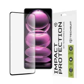   Techsuit - 111D Full Cover / Full Glue üvegfólia - Xiaomi Redmi Note 12 Pro 5G / 12 Pro+ / Poco X5 Pro - Fekete