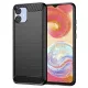 Techsuit - Carbon szilikon tok - Samsung Galaxy A04e / M04 - Fekete